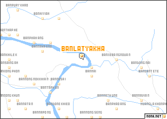 map of Ban Lat Ya Kha