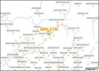 map of Ban Lè-Tai
