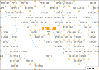 map of Bản Lun