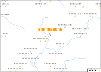 map of Ban Mae Bong