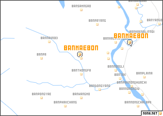 map of Ban Mae Bon