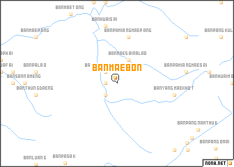 map of Ban Mae Bon