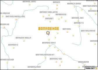 map of Ban Mae Hae