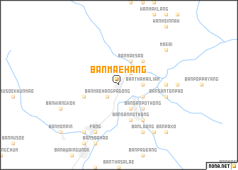 map of Ban Mae Hang