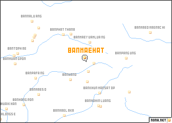 map of Ban Mae Hat
