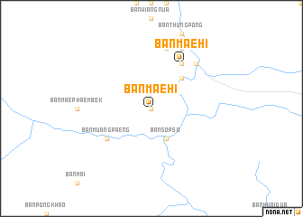 map of Ban Mae Hi