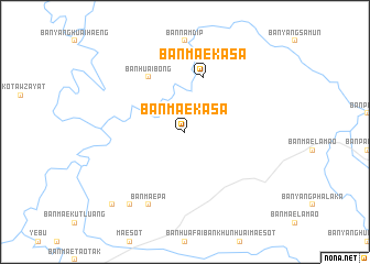 map of Ban Mae Ka Sa