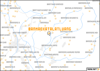 map of Ban Mae Ka Talat Luang