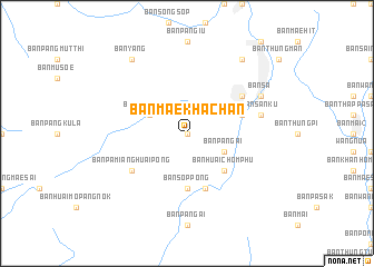 map of Ban Mae Khachan