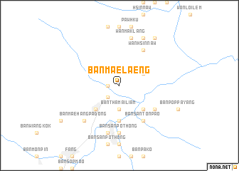 map of Ban Mae Laeng