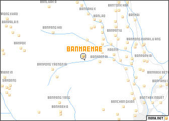 map of Ban Mae Mae