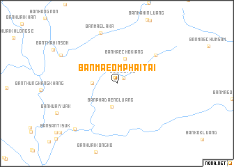 map of Ban Mae Om Phai Tai