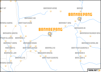 map of Ban Mae Pang