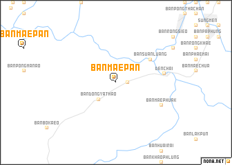 map of Ban Mae Pan
