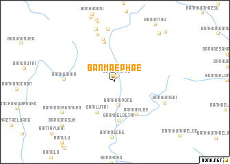 map of Ban Mae Phae