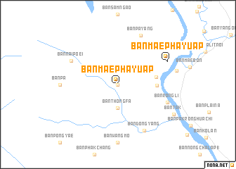map of Ban Mae Phayuap