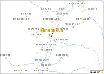 map of Ban Mae Sun