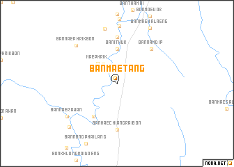 map of Ban Mae Tang