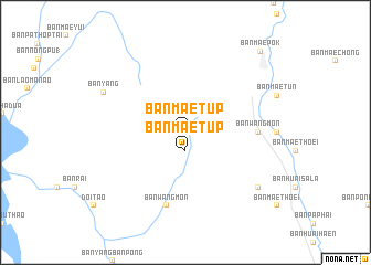 map of Ban Mae Tup