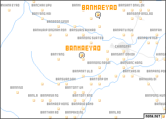 map of Ban Mae Yao
