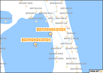 map of Ban Mahakan Ok