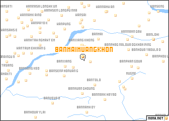 map of Ban Mai-Muangkhon