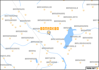 map of Ban Mak Ba