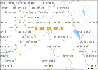 map of Ban Makham Pom