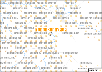 map of Ban Makham Yong