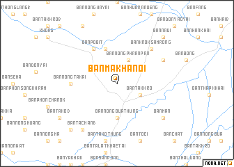 map of Ban Makha Noi