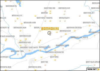 map of Ban Makmi