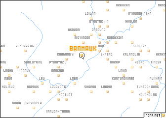 map of Banmauk