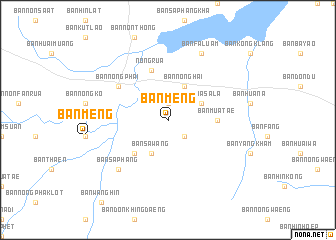 map of Ban Meng