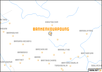 map of Ban Ménkouapoung