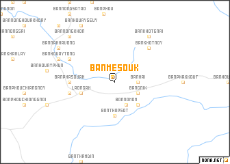 map of Ban Mêsouk