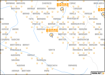 map of Bản Mé