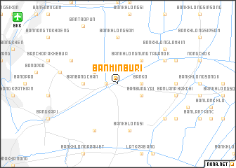 map of Ban Min Buri