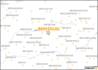 map of Ban Môkdou