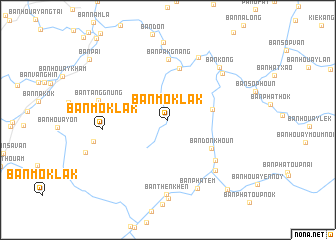 map of Ban Môklak