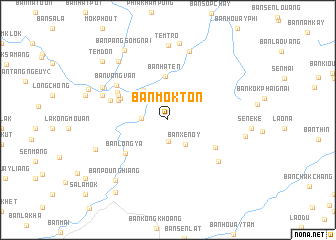 map of Ban Môktôn