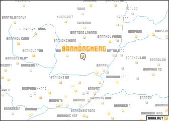 map of Ban Mongmèng