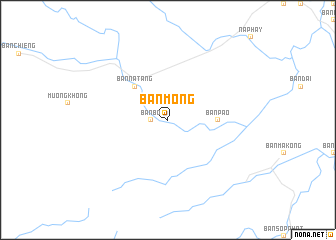 map of Bản Mong