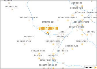 map of Ban Mon Pin