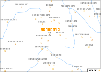 map of Ban Mon Ya