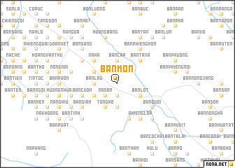 map of Bản Mon