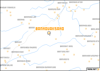 map of Ban Mouaksamo