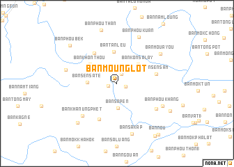 map of Ban Mounglot