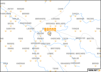 map of Bản Mo