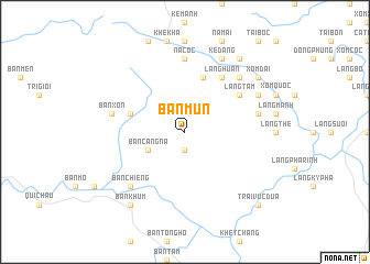 map of Bản Mùn
