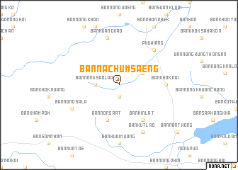 map of Ban Na Chum Saeng